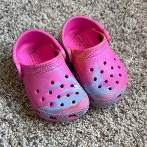 Crocs Multi Color toddler size 5